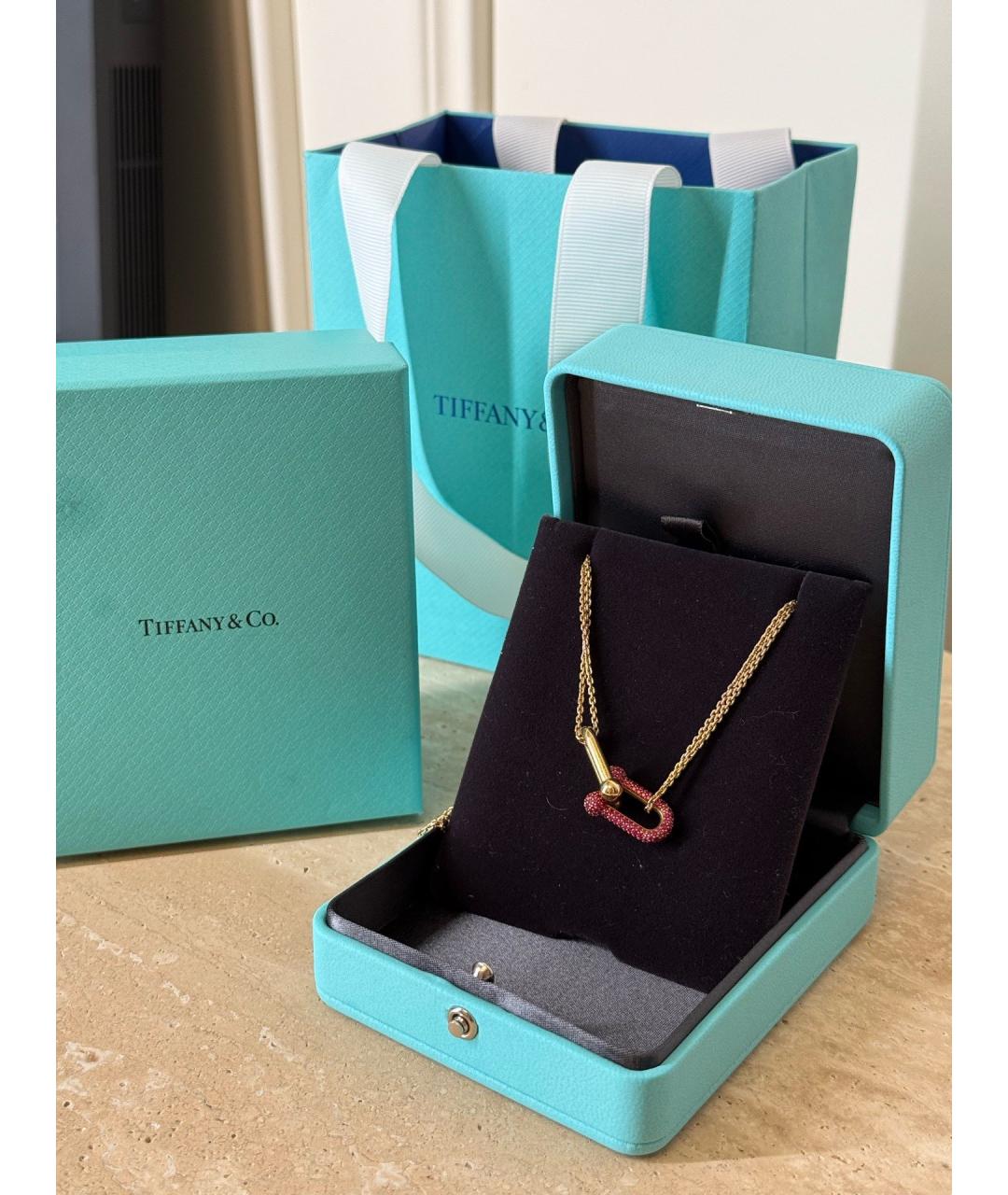 TIFFANY&CO Золотая подвеска из желтого золота, фото 4