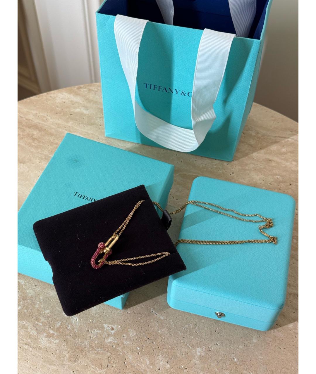 TIFFANY&CO Золотая подвеска из желтого золота, фото 3