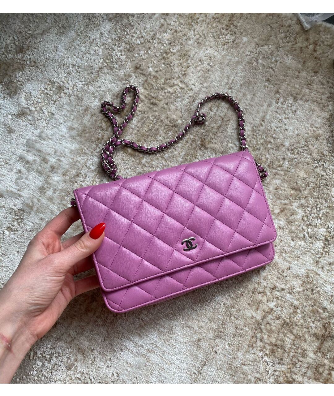 CHANEL Розовая кожаная сумка тоут, фото 2