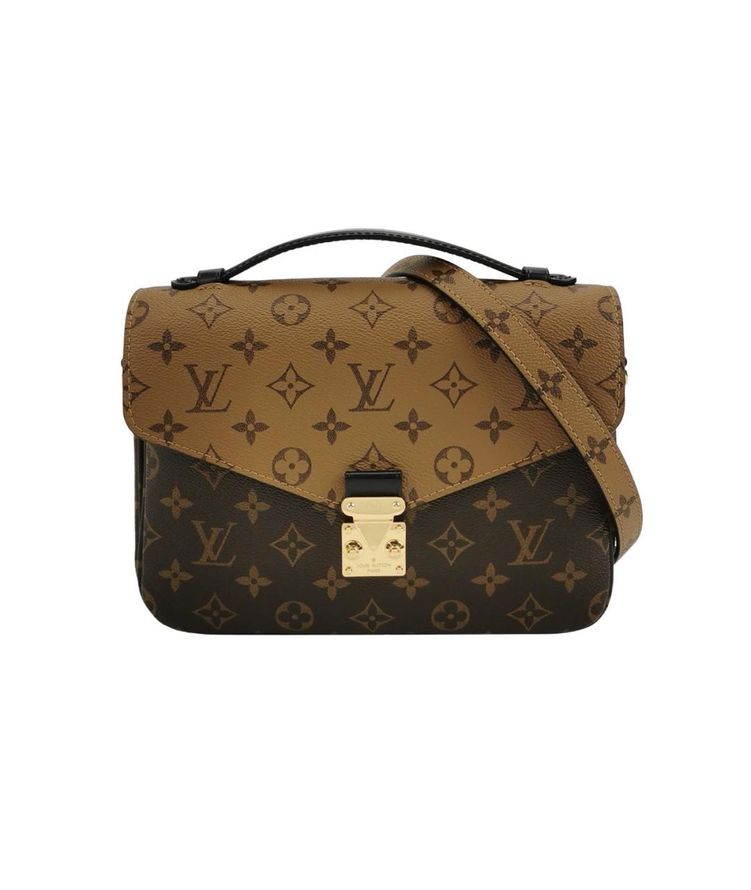 LOUIS VUITTON Коричневая сумка через плечо, фото 8