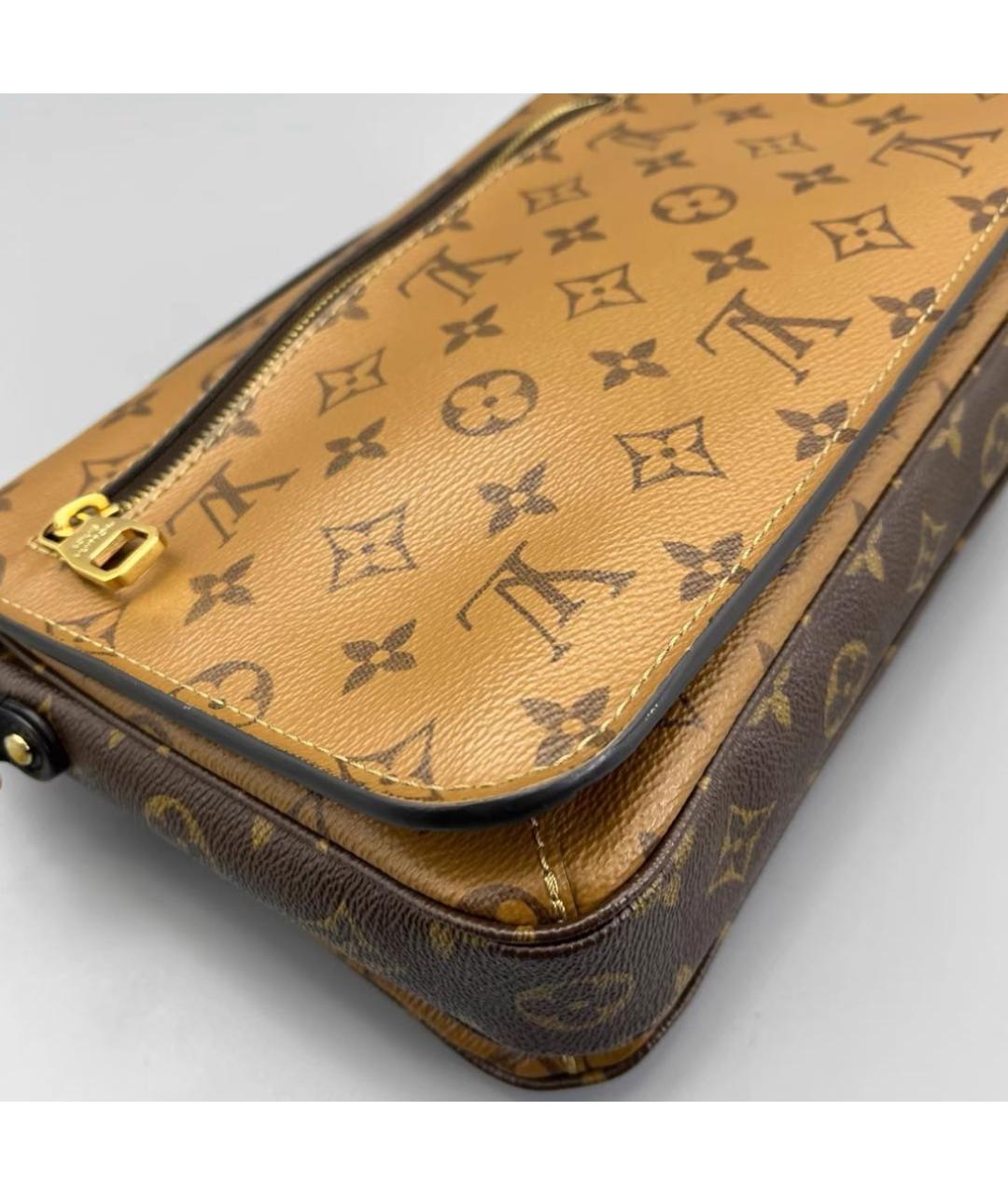 LOUIS VUITTON Коричневая сумка через плечо, фото 6