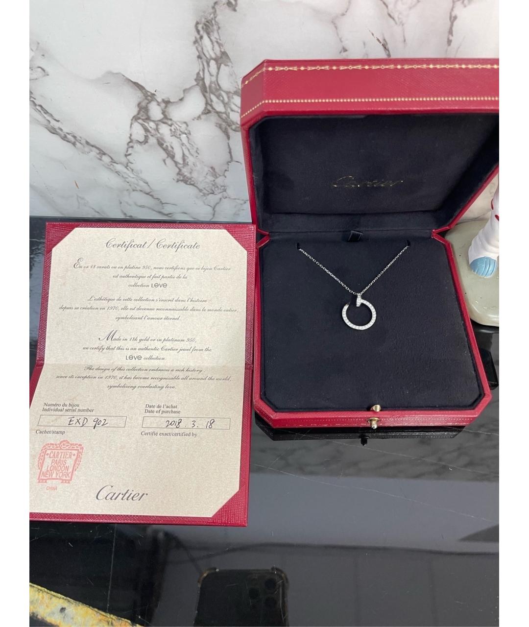 CARTIER Серебряная подвеска из белого золота, фото 2