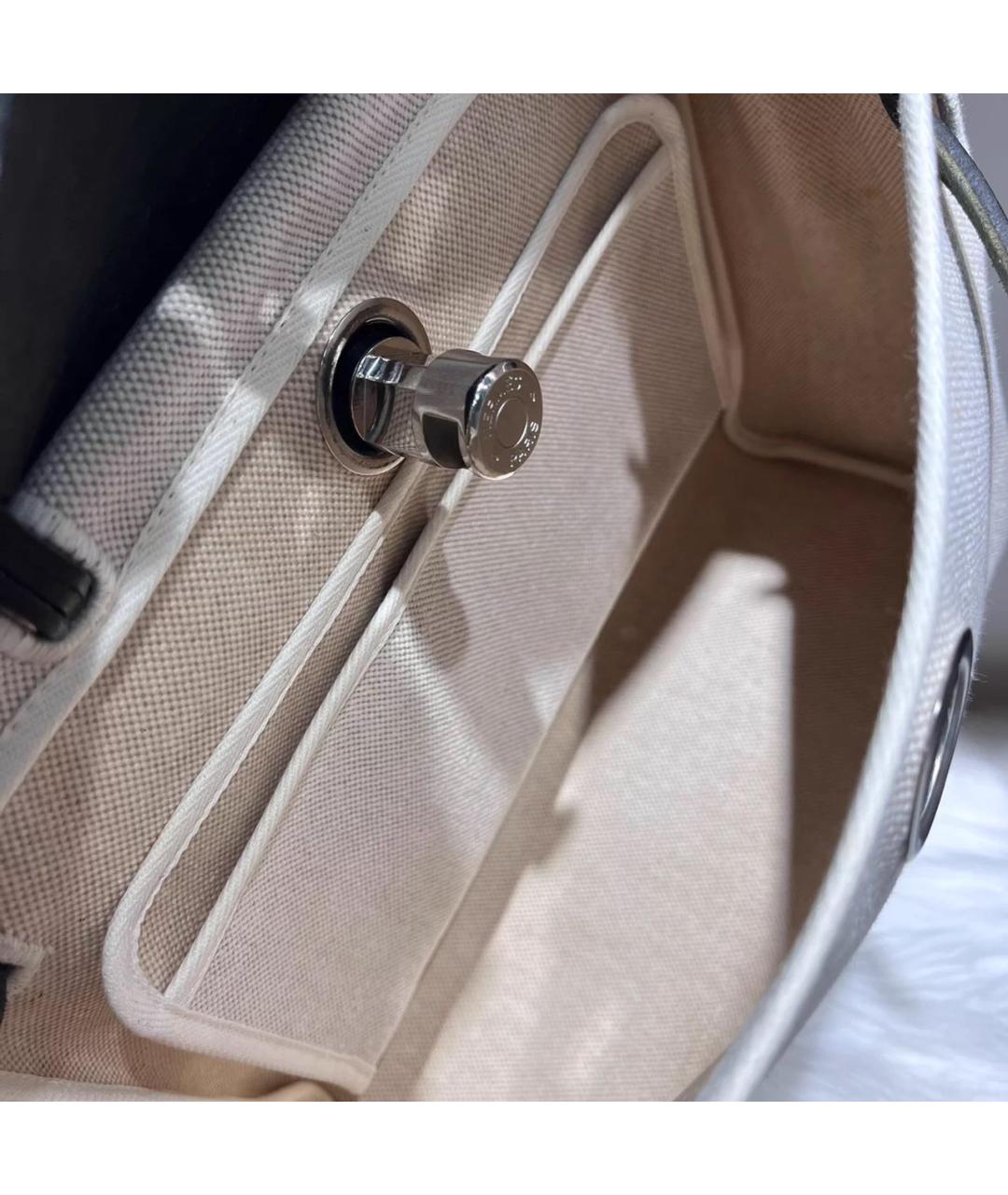 HERMES Черная кожаная сумка через плечо, фото 3