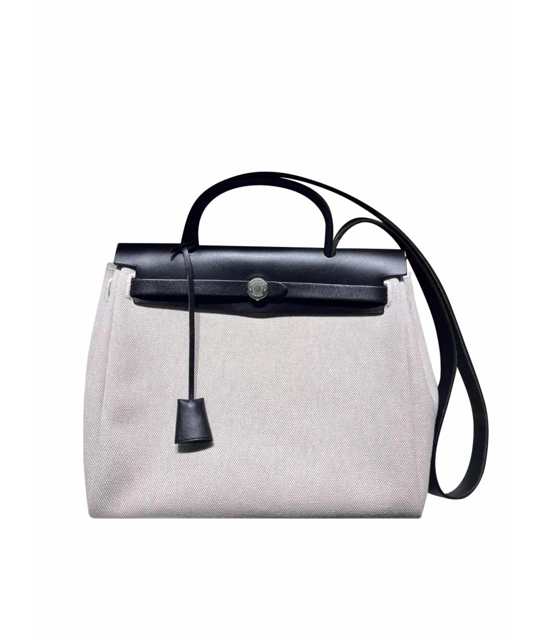 HERMES Черная кожаная сумка через плечо, фото 1