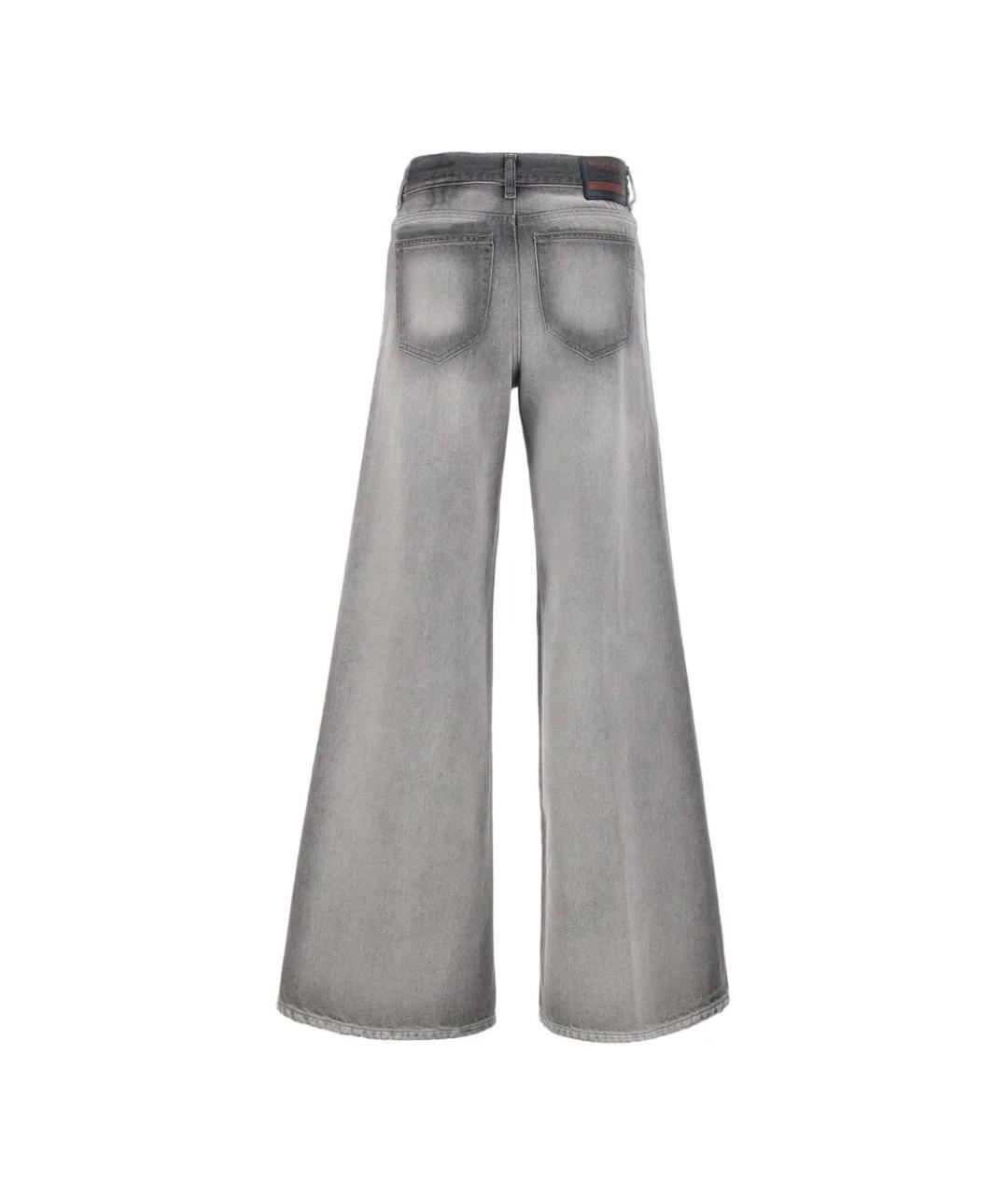 DIESEL Черные хлопковые джинсы клеш, фото 2