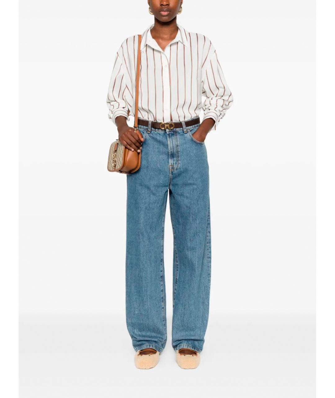 GUCCI Белая шелковая рубашка, фото 2