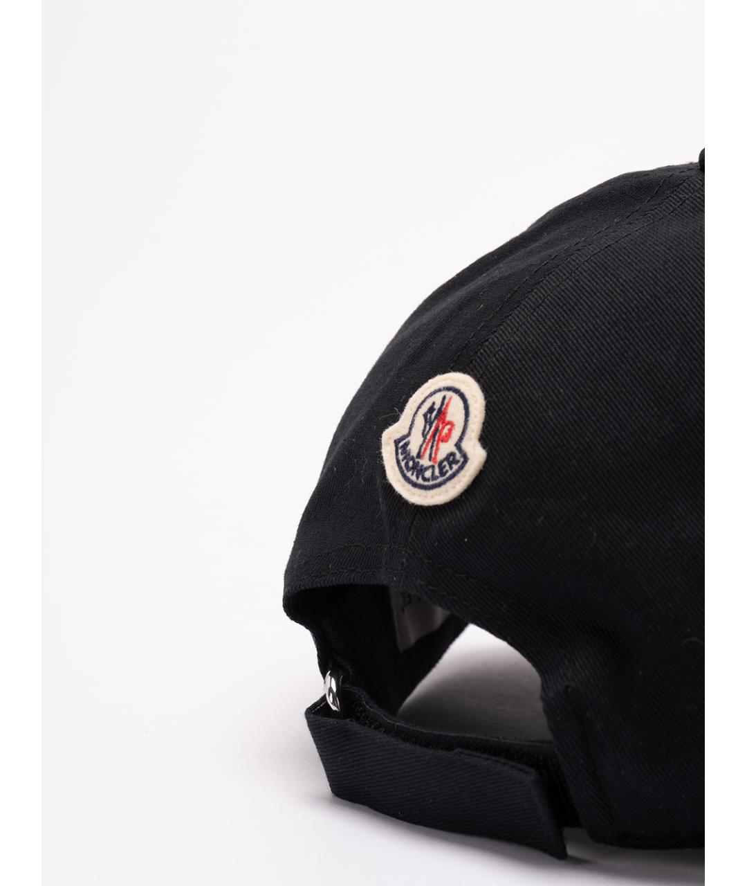 MONCLER Черная хлопковая кепка/бейсболка, фото 4