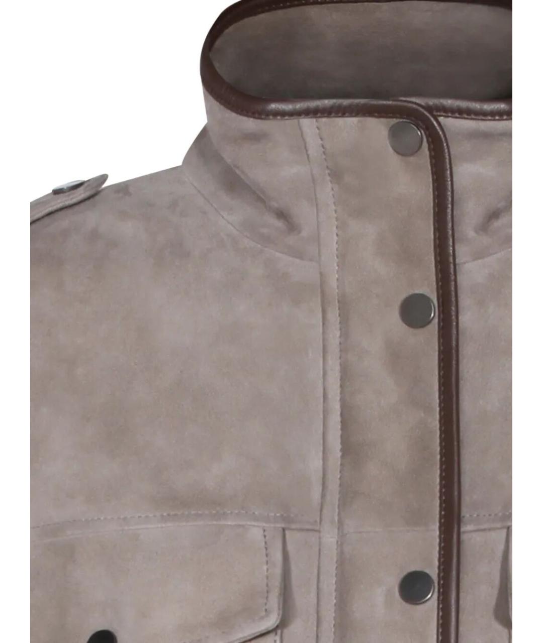 BRUNELLO CUCINELLI Мульти кожаная куртка, фото 3