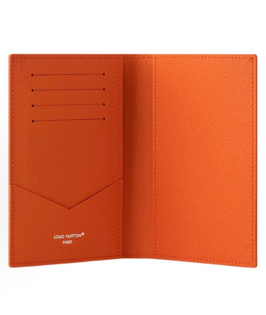 LOUIS VUITTON Оранжевый кошелек, фото 4
