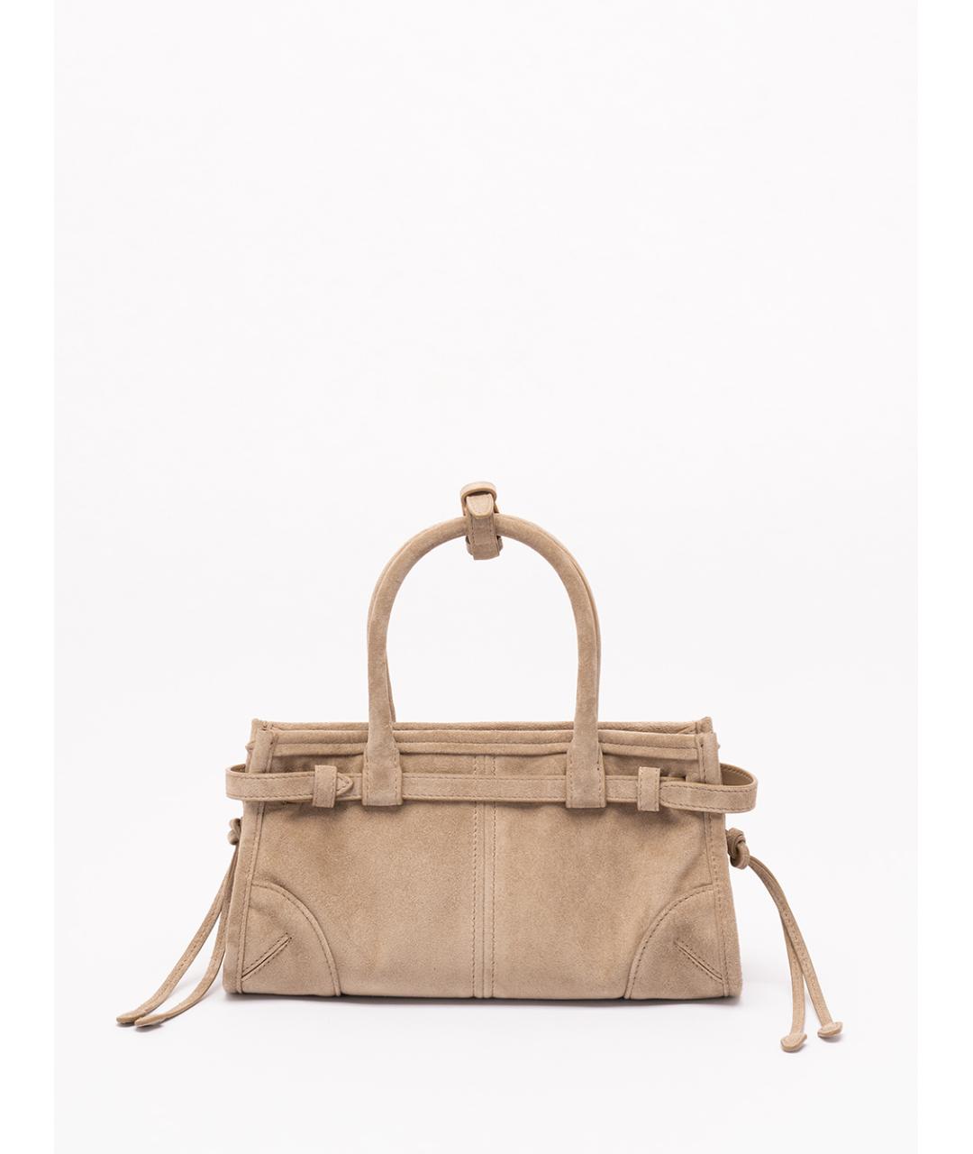 PRADA Бежевая кожаная сумка тоут, фото 2