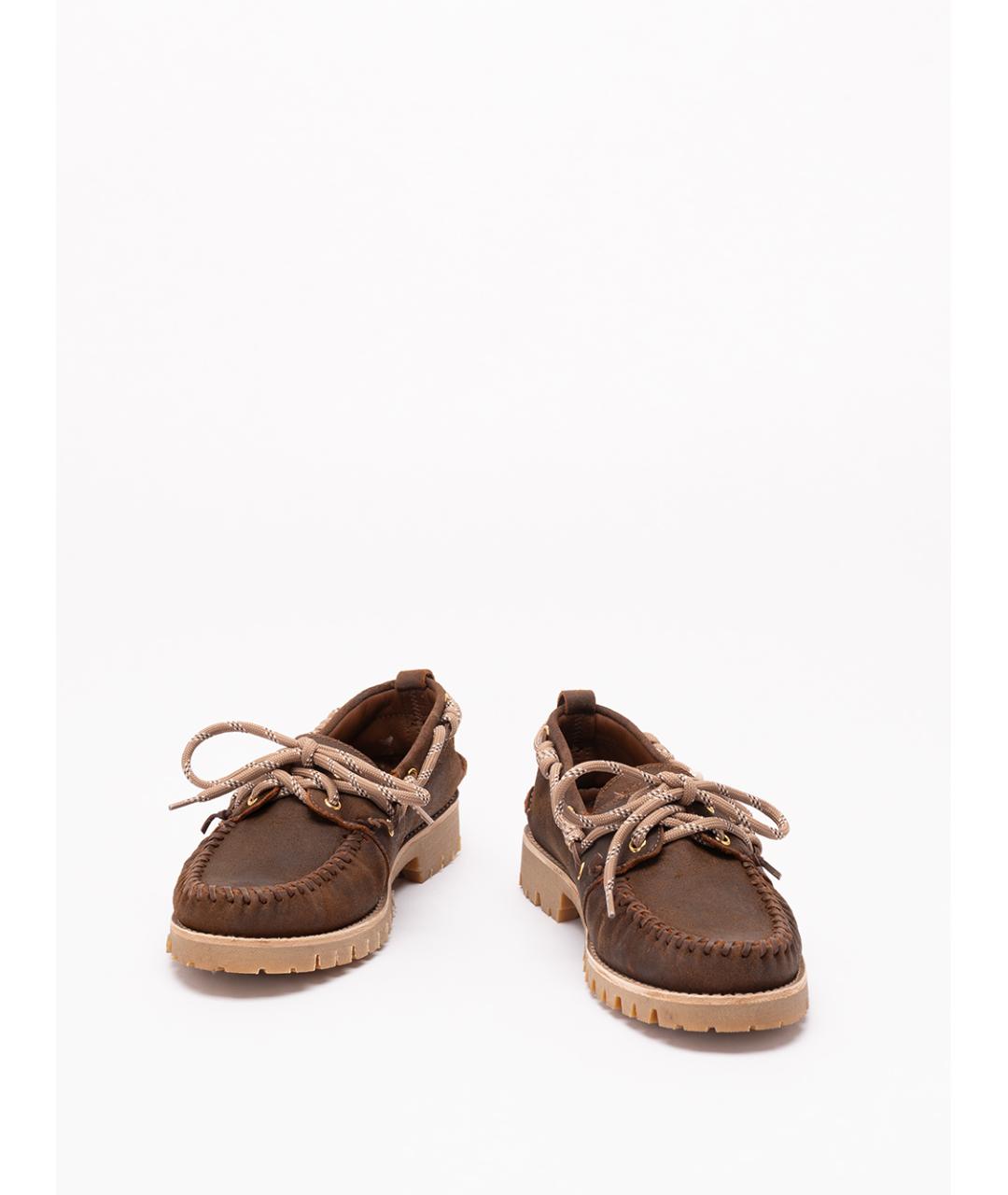 GOLDEN GOOSE DELUXE BRAND Коричневые кожаные лоферы, фото 2