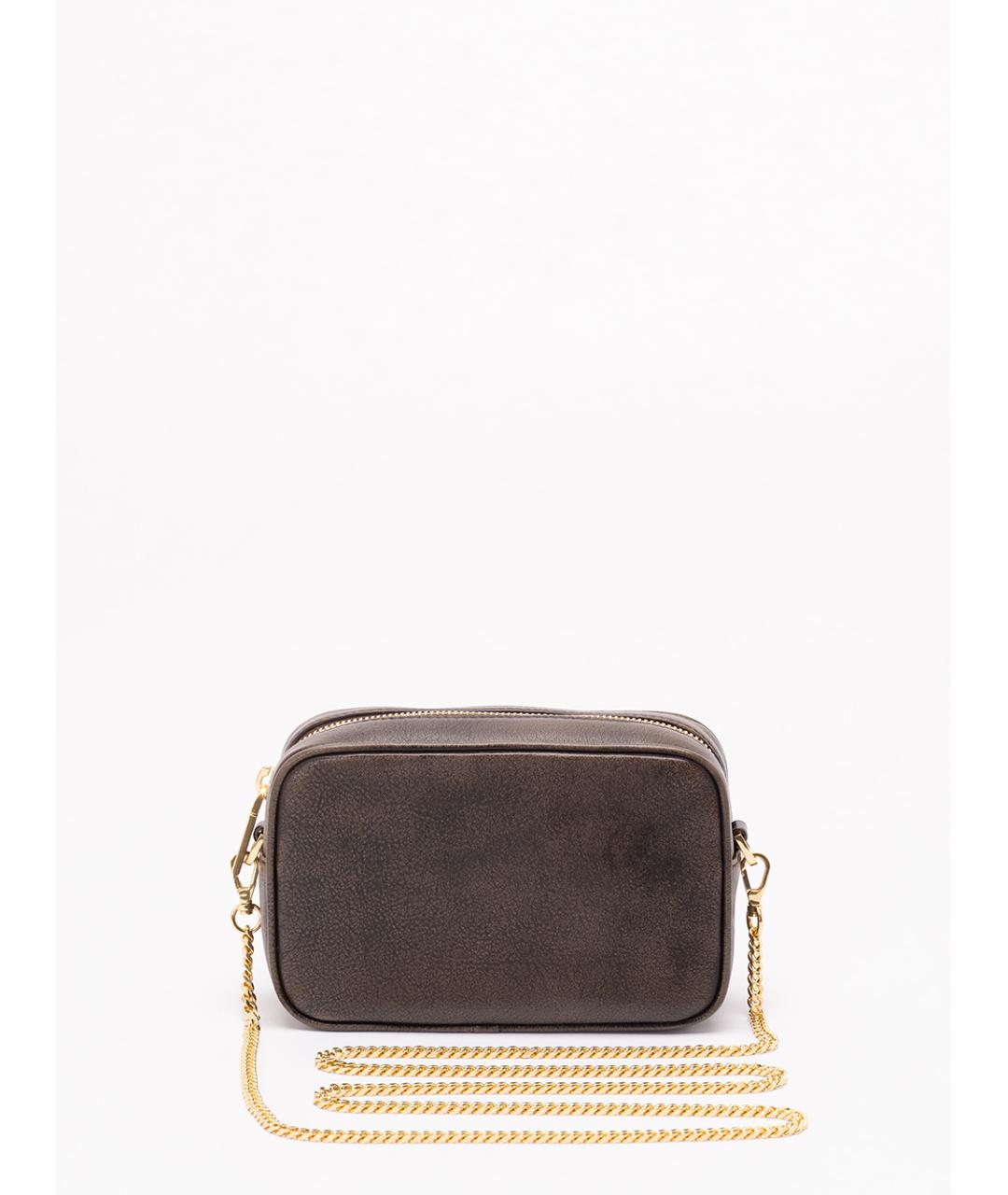 GOLDEN GOOSE DELUXE BRAND Коричневая кожаная сумка через плечо, фото 2