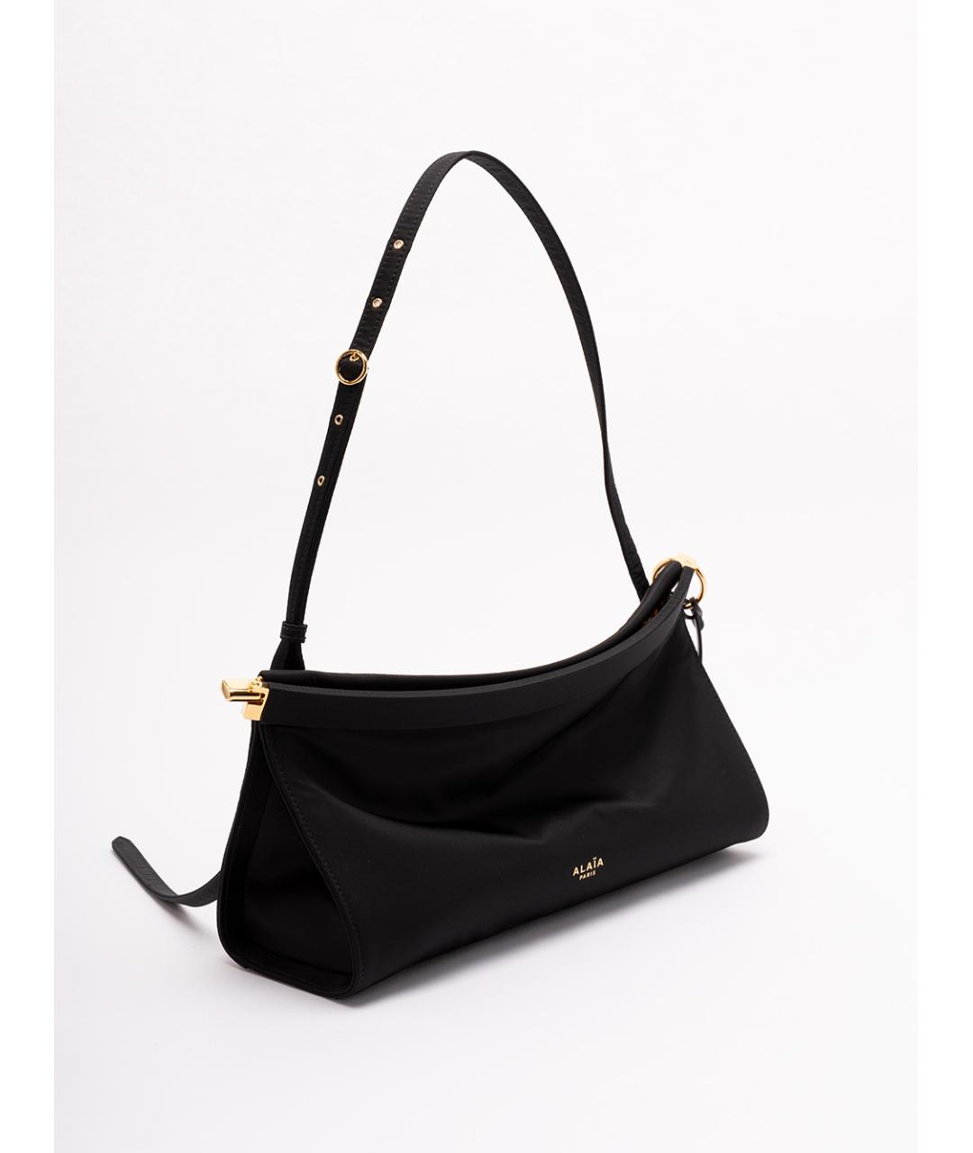 ALAIA Черная синтетическая сумка через плечо, фото 3