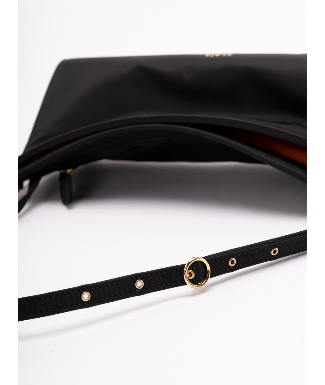 ALAIA Черная синтетическая сумка через плечо, фото 5