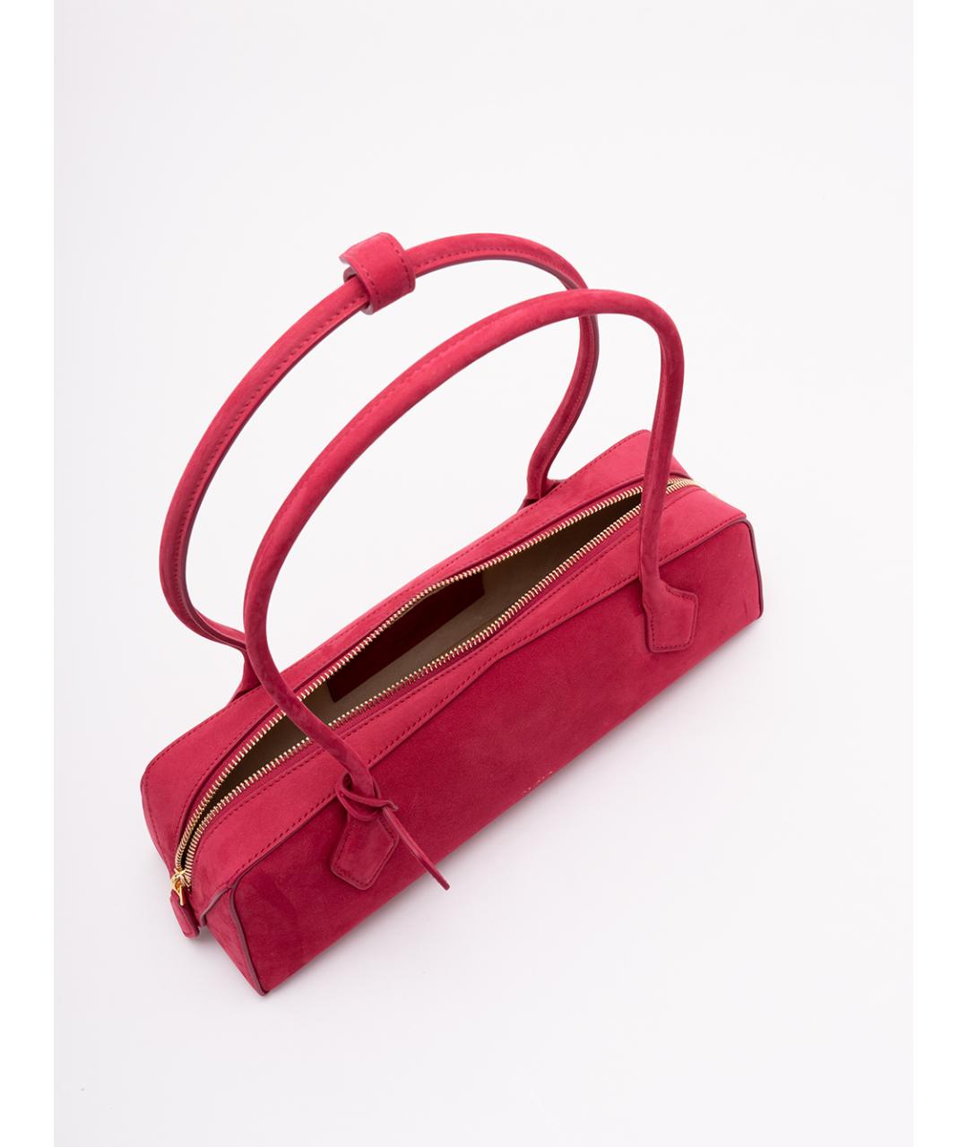 ALAIA Красная кожаная сумка через плечо, фото 7