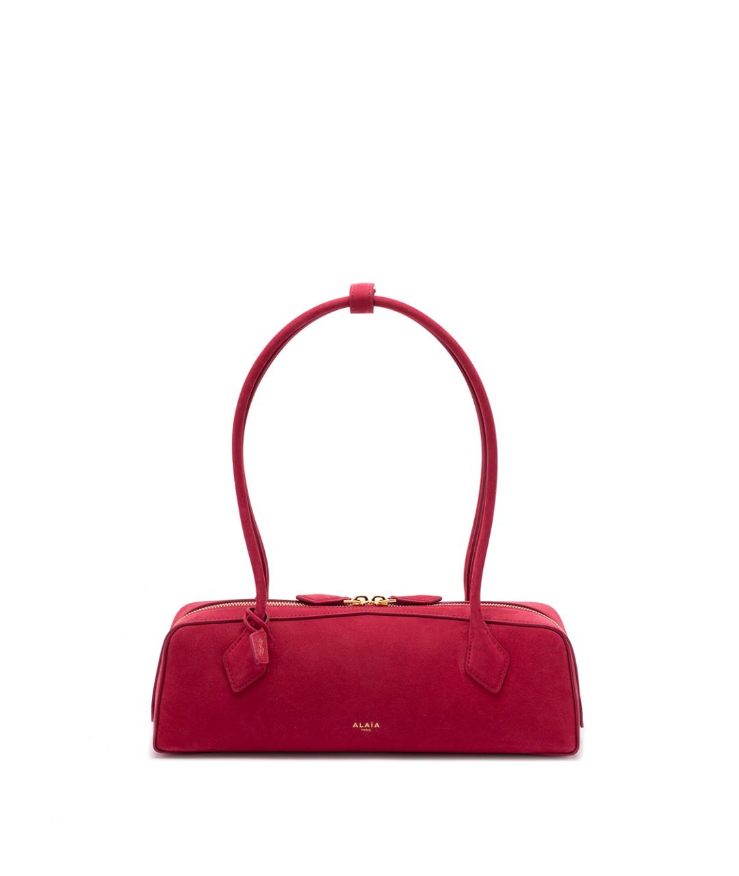 ALAIA Красная кожаная сумка через плечо, фото 1