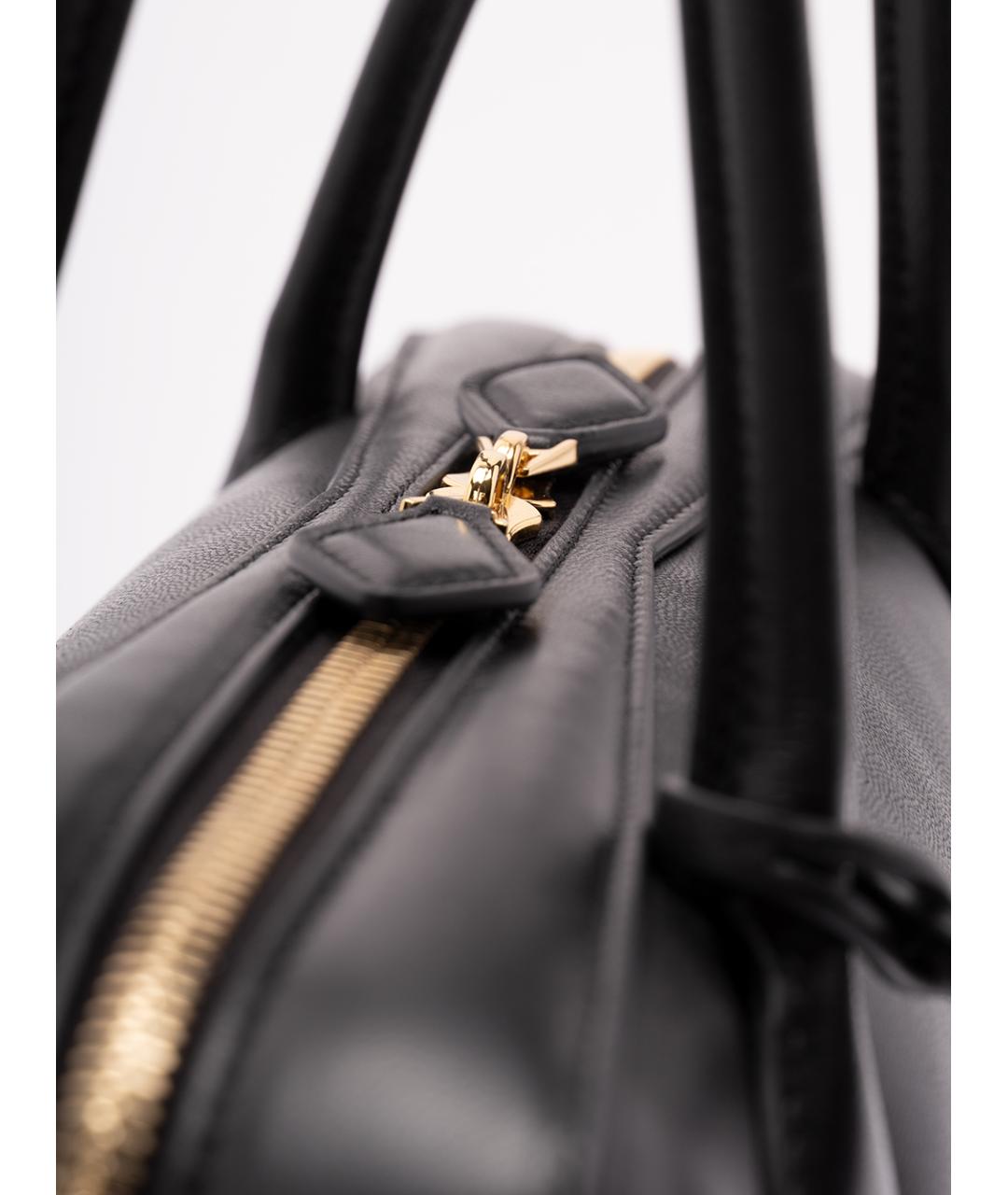 ALAIA Черная кожаная сумка тоут, фото 5