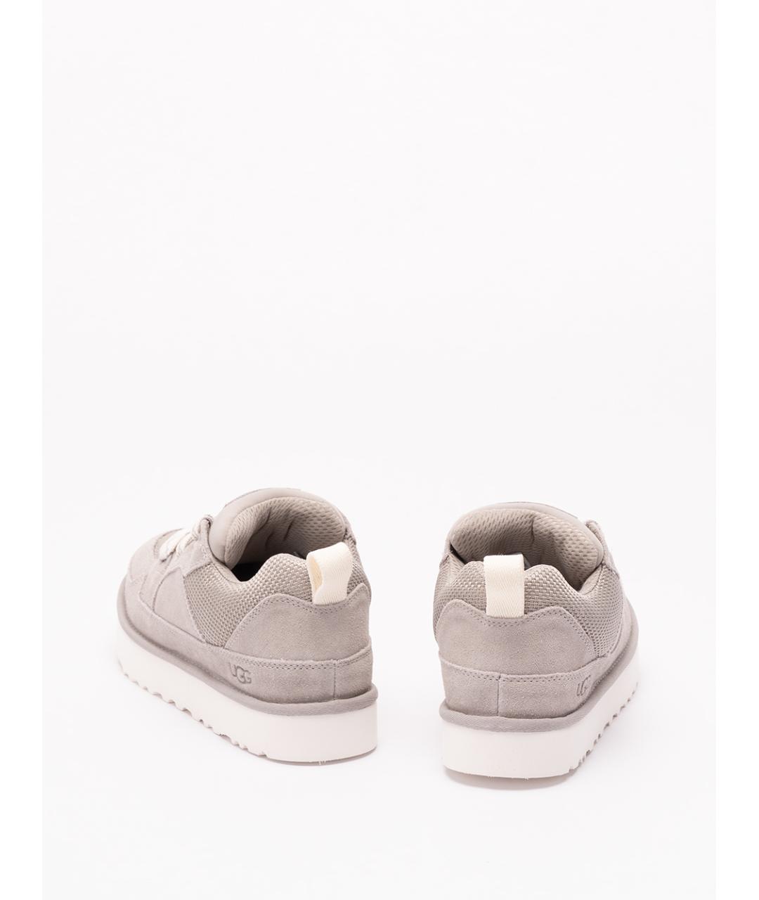 UGG AUSTRALIA Бежевые замшевые низкие кроссовки / кеды, фото 3