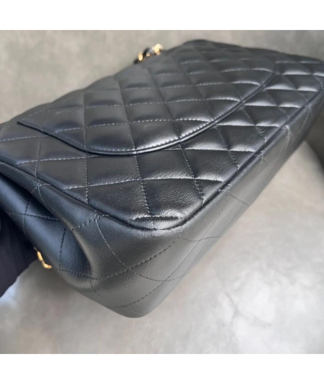 CHANEL Черная кожаная сумка через плечо, фото 4