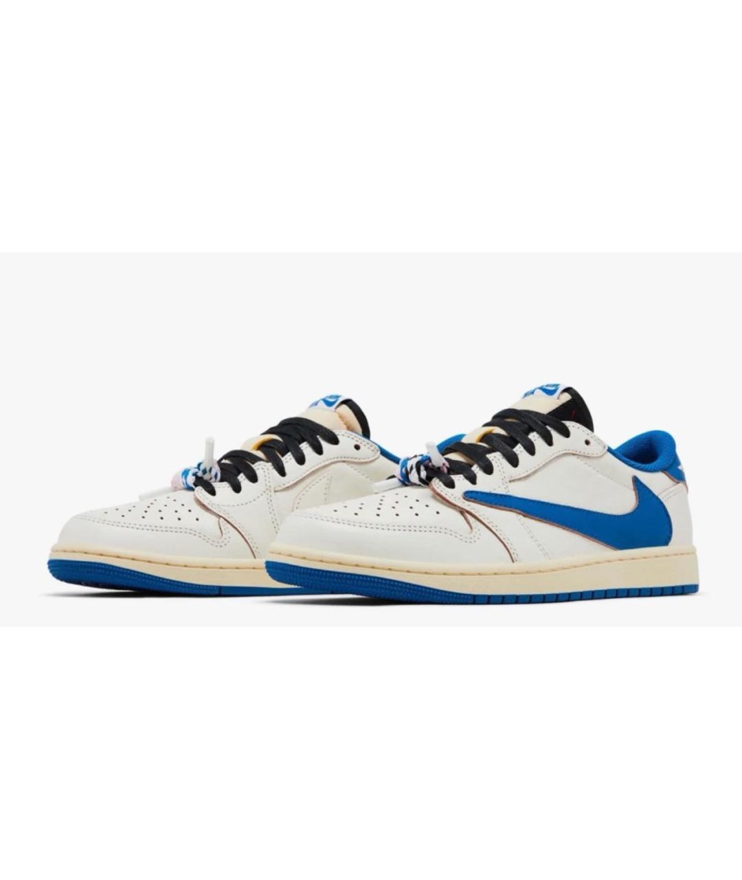 JORDAN Белые кожаные кеды, фото 2