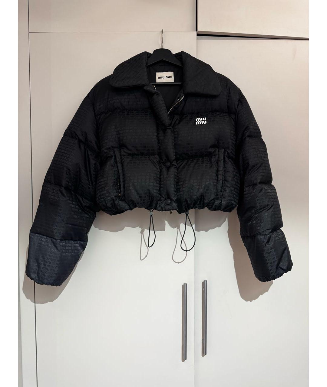 MIU MIU Черный пуховик, фото 6