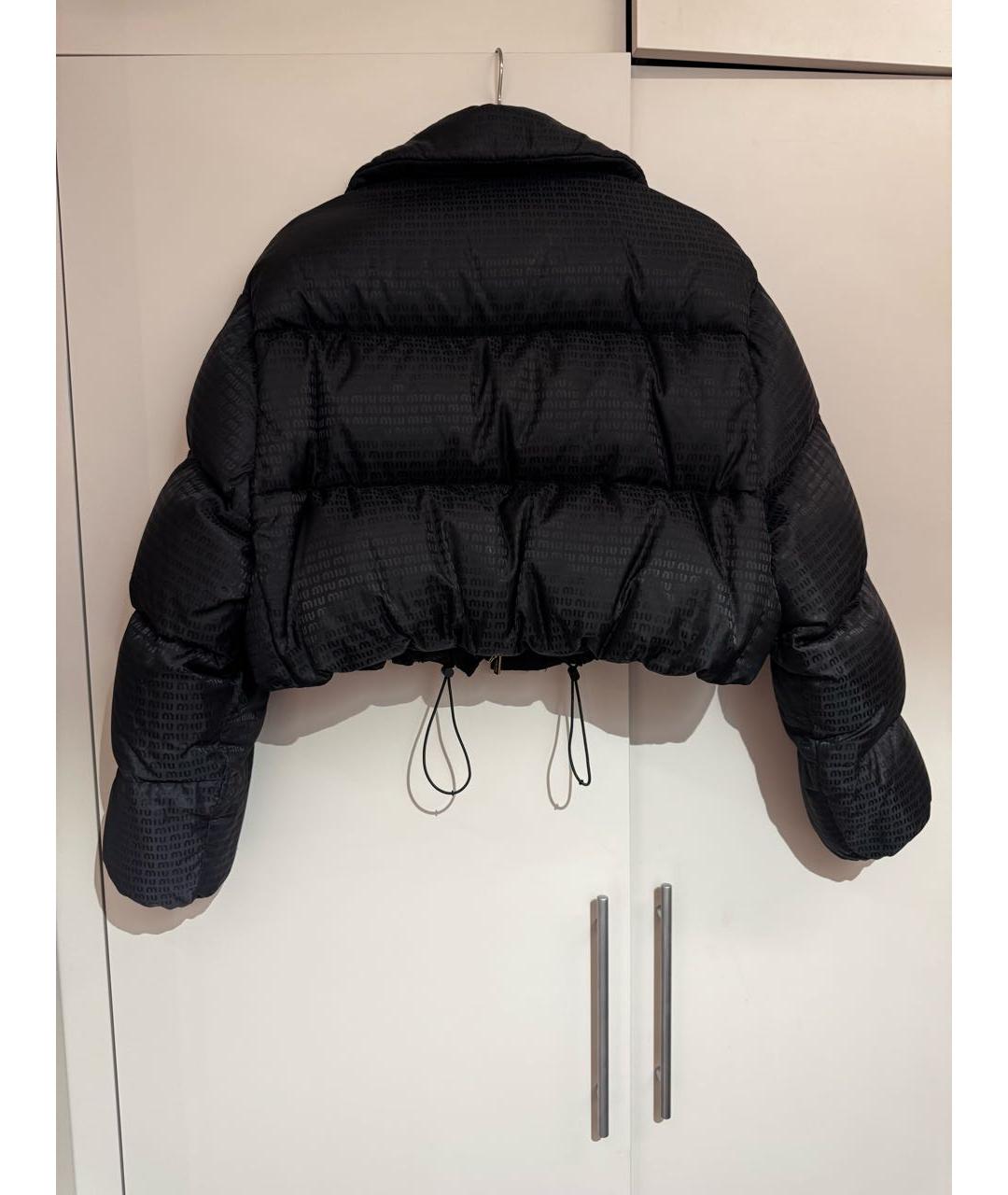 MIU MIU Черный пуховик, фото 2
