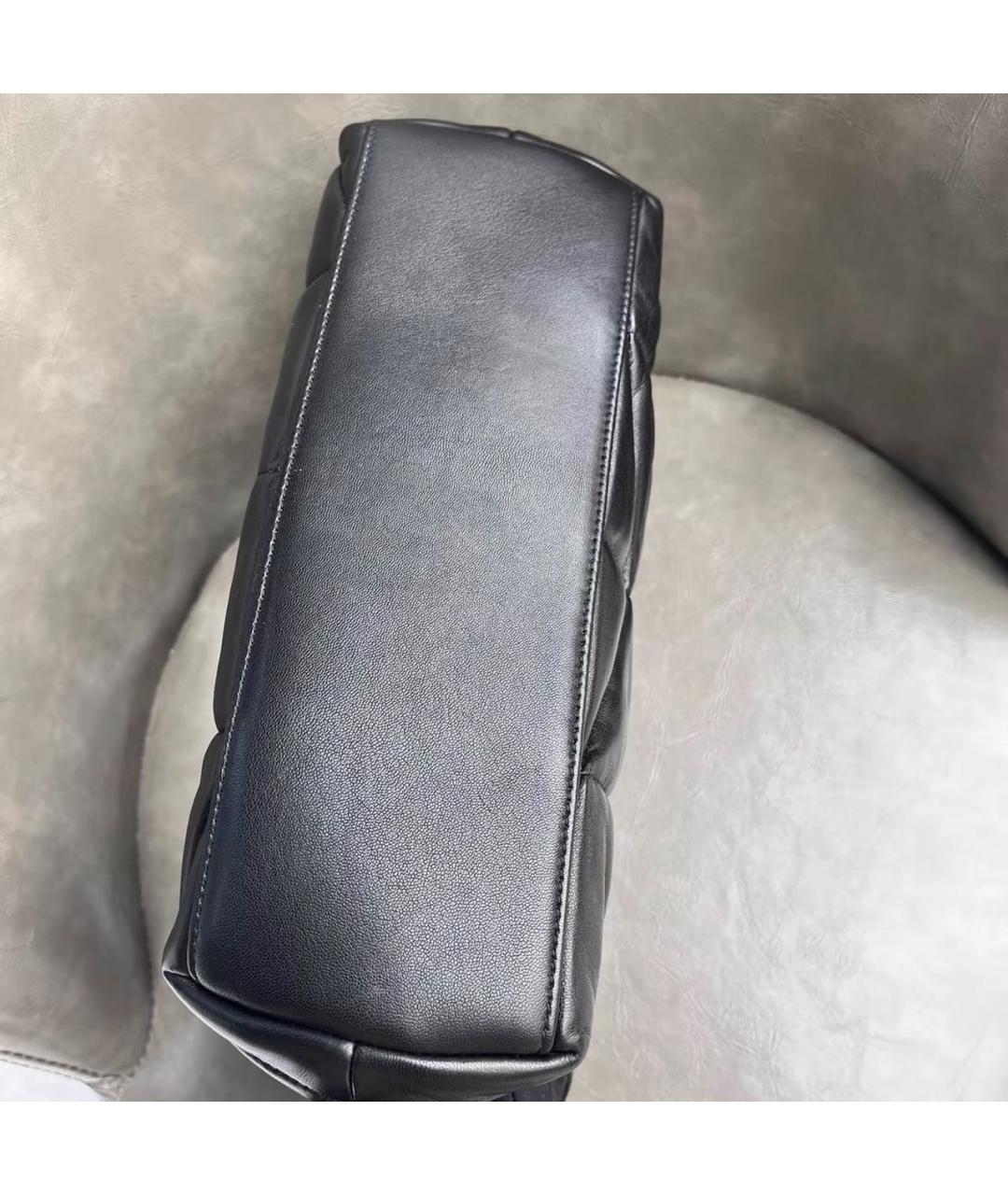 SAINT LAURENT Черная кожаная сумка через плечо, фото 8