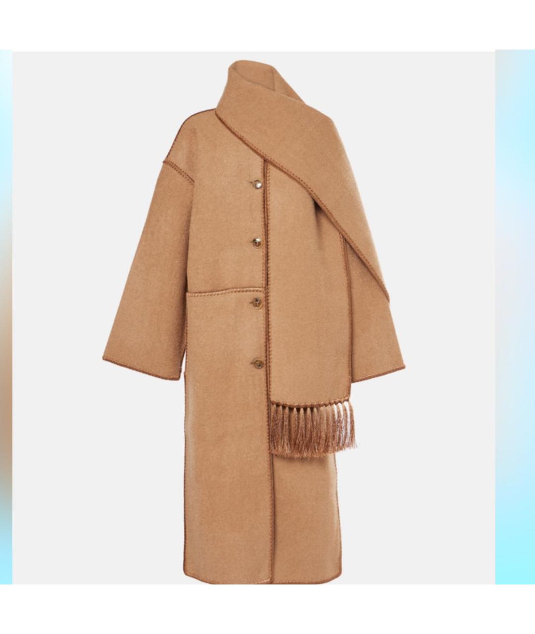 TOTEME Коричневое шерстяное пальто, фото 6