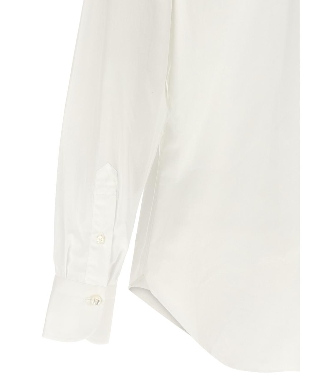 FINAMORE Белая хлопковая классическая рубашка, фото 4