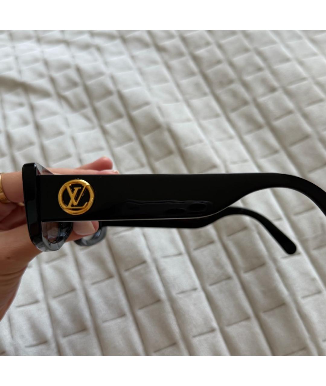 LOUIS VUITTON Черные пластиковые солнцезащитные очки, фото 2