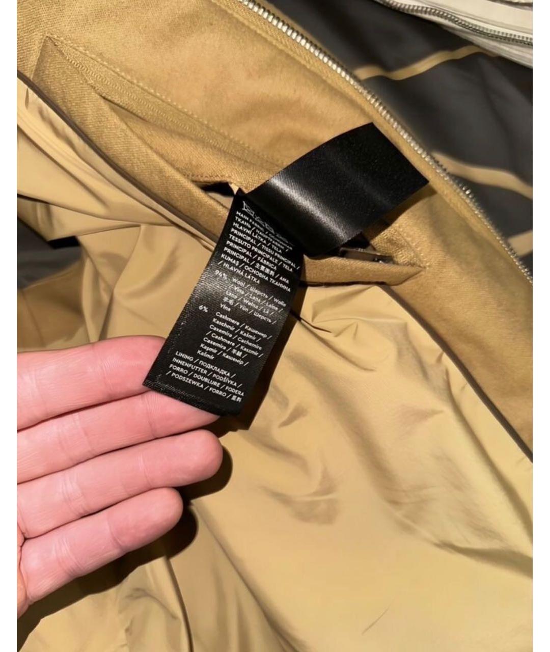 12 STOREEZ Горчичный шерстяной жилет, фото 3