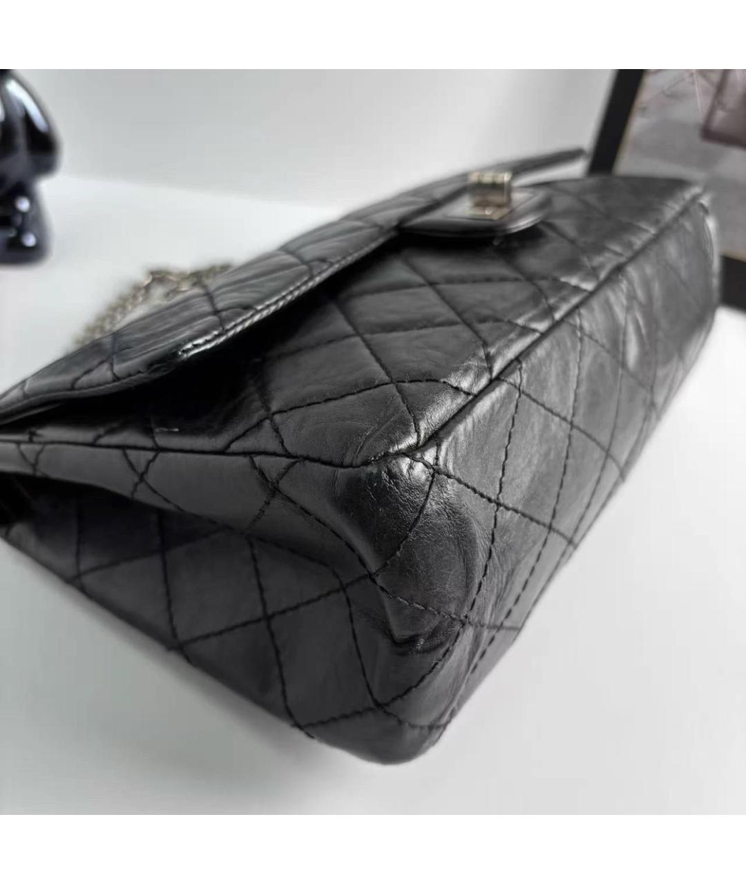 CHANEL Черная кожаная сумка через плечо, фото 6