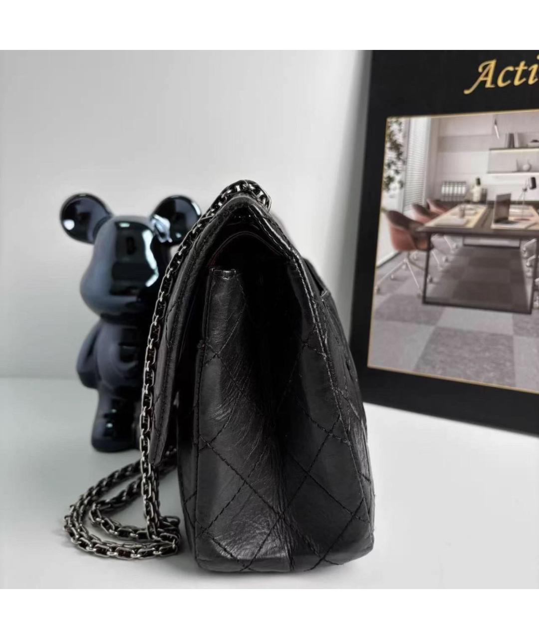 CHANEL Черная кожаная сумка через плечо, фото 4