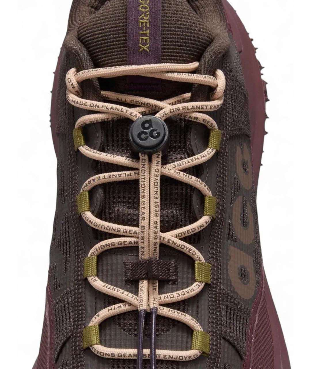 NIKE ACG Бордовые низкие кроссовки / кеды, фото 7