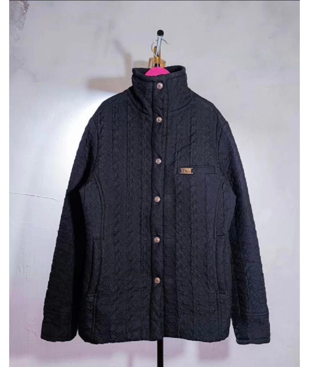 CHRISTIAN DIOR Черная полиэстеровая куртка, фото 7