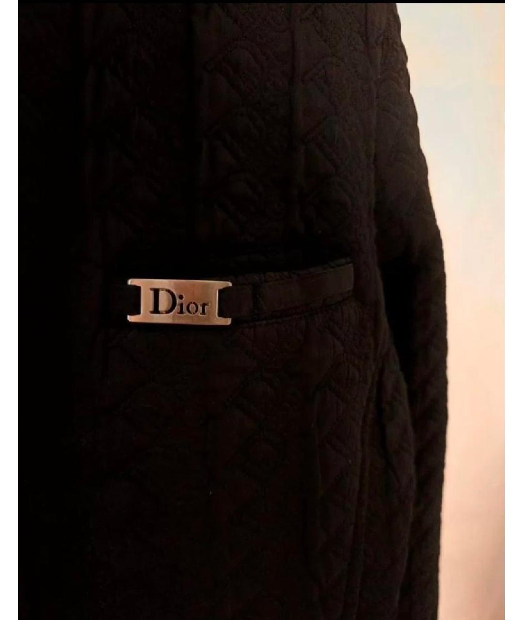 CHRISTIAN DIOR Черная полиэстеровая куртка, фото 4