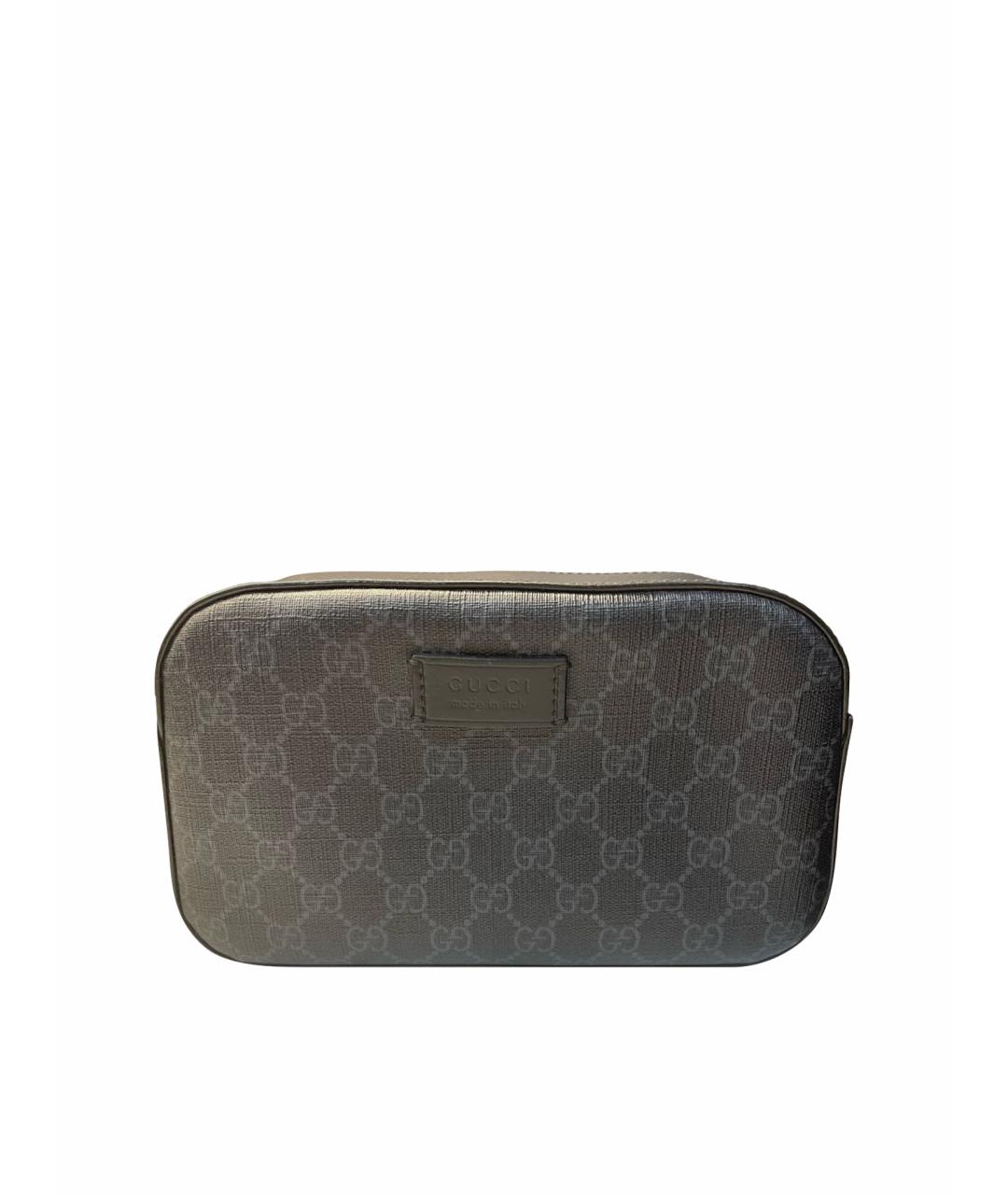 GUCCI Антрацитовая сумка на плечо, фото 1