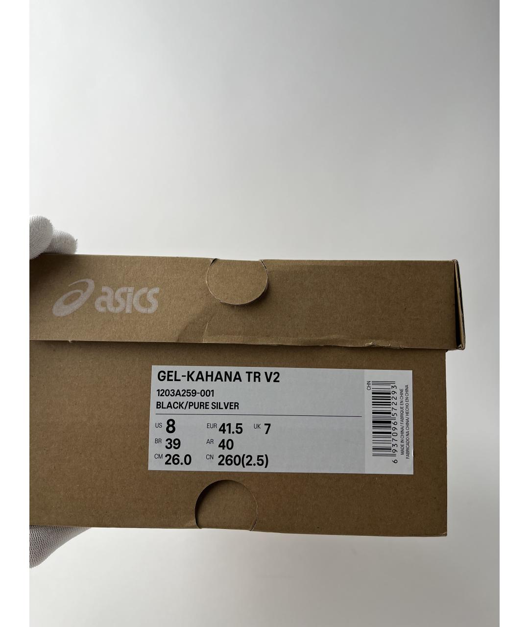 ASICS Черные низкие кроссовки / кеды, фото 8