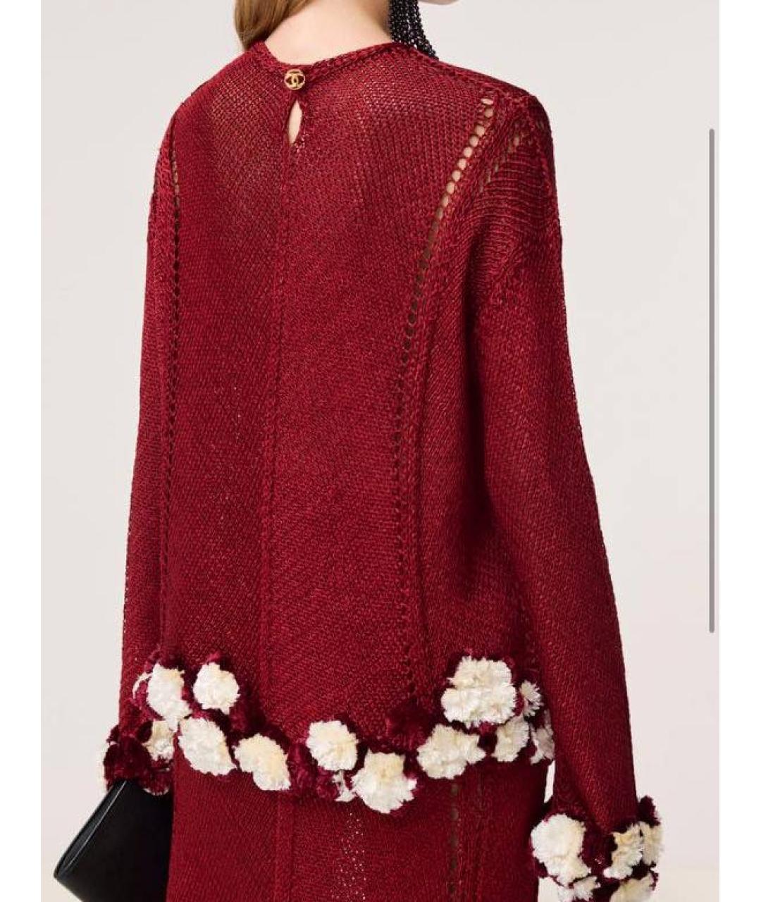 CHANEL Красный джемпер / свитер, фото 2