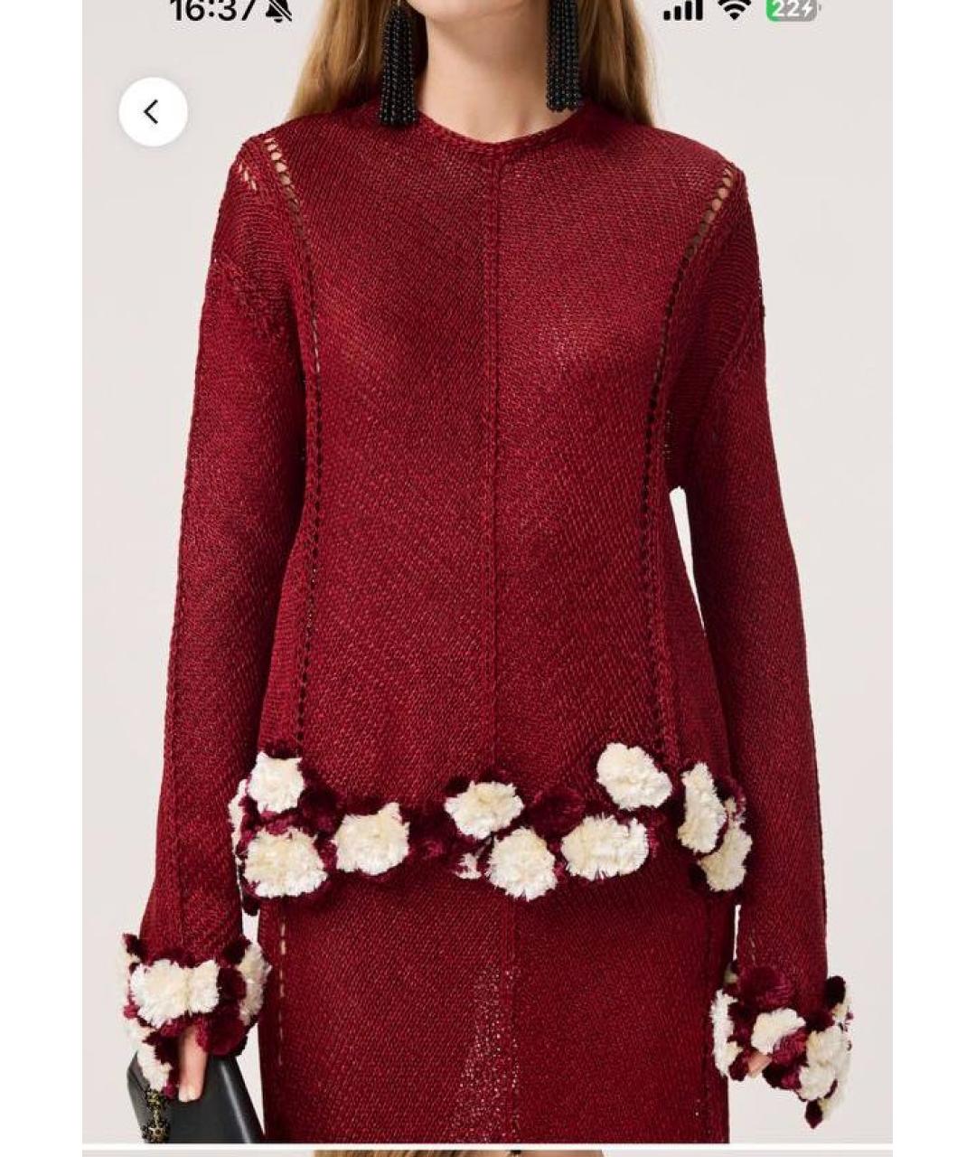 CHANEL Красный джемпер / свитер, фото 3