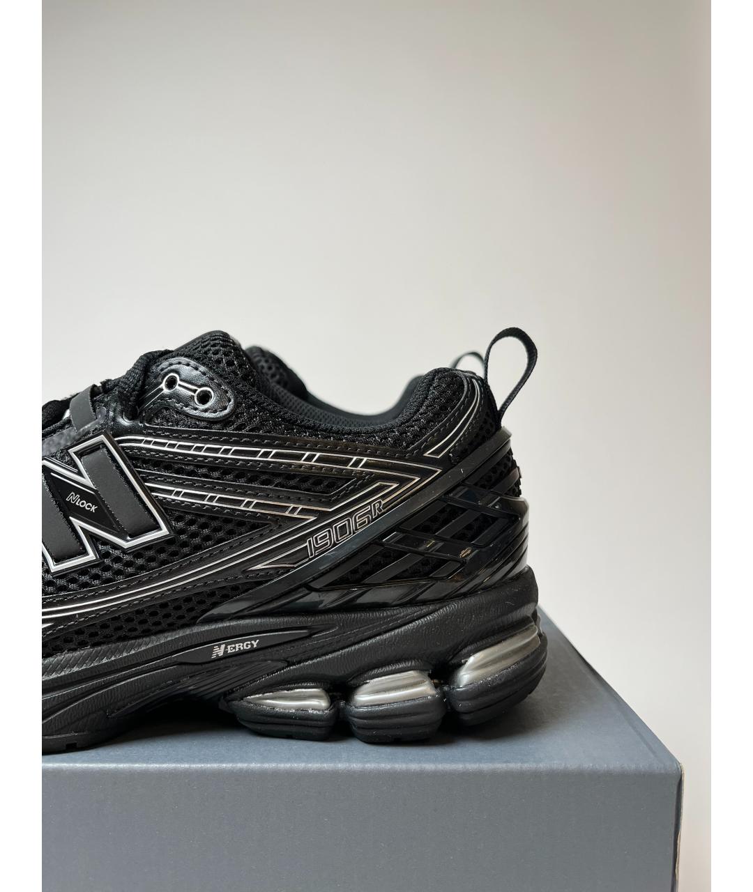 NEW BALANCE Черные текстильные низкие кроссовки / кеды, фото 5