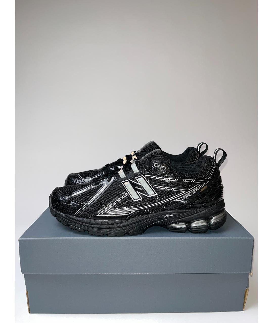 NEW BALANCE Черные текстильные низкие кроссовки / кеды, фото 4