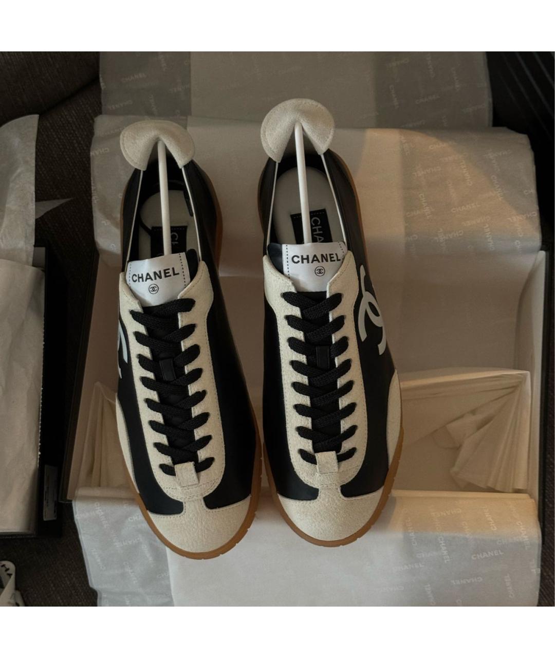 CHANEL Черные кеды, фото 3