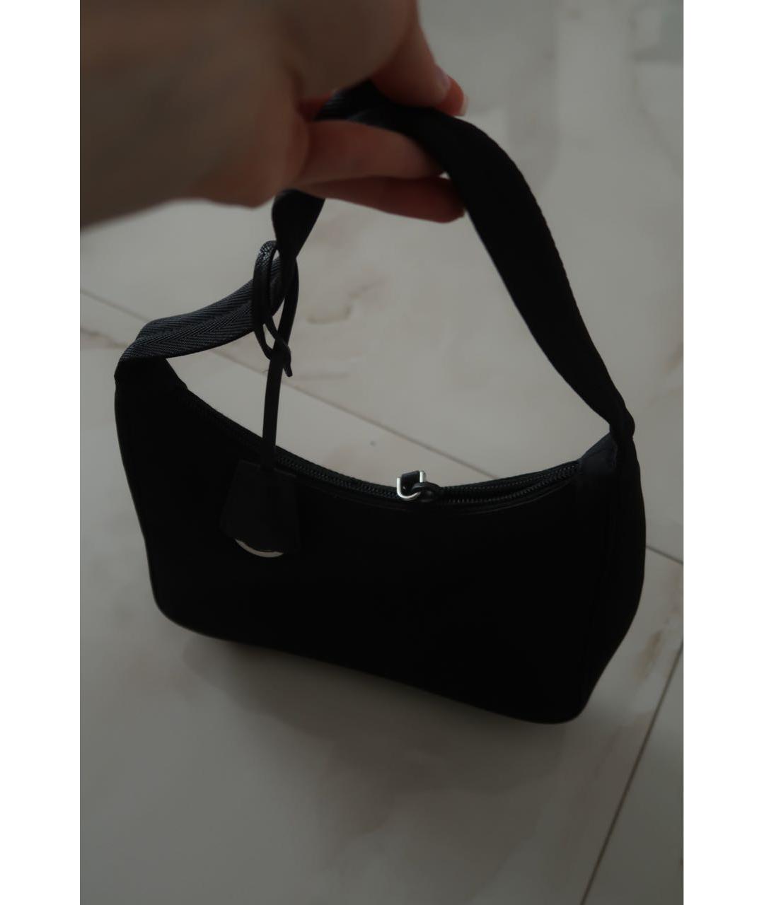 PRADA Черная сумка с короткими ручками, фото 3