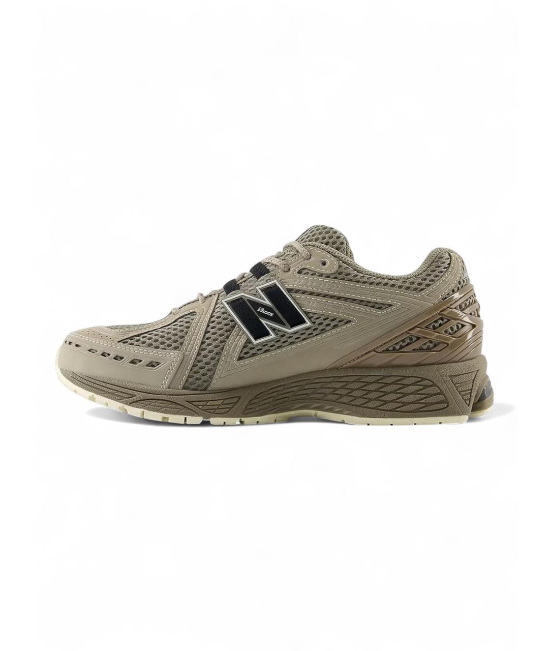 NEW BALANCE Бежевые текстильные низкие кроссовки / кеды, фото 3