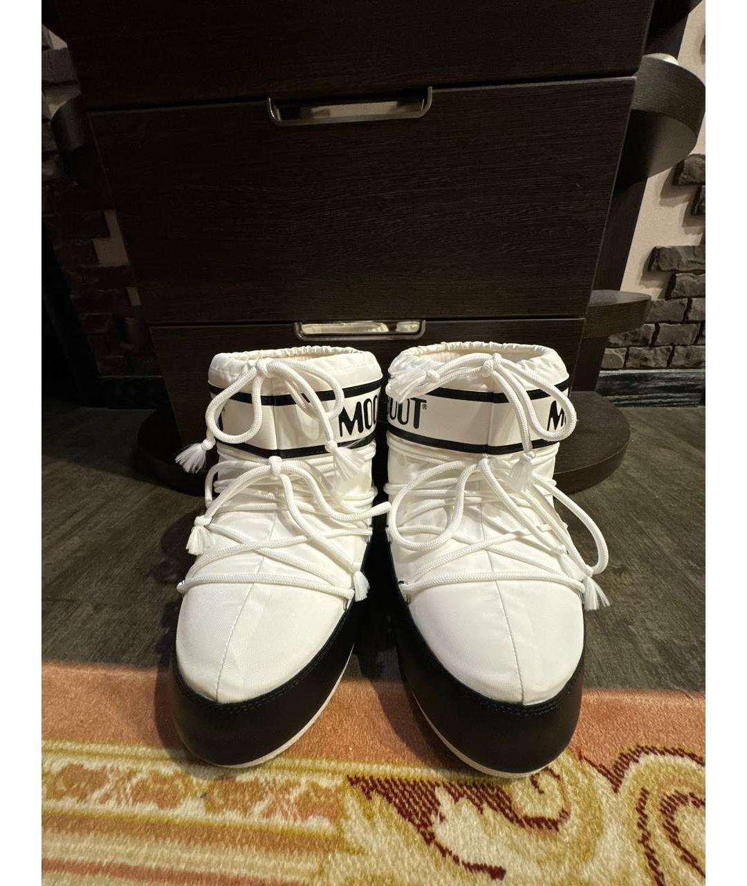 MOON BOOT Белые неопреновые ботинки, фото 2