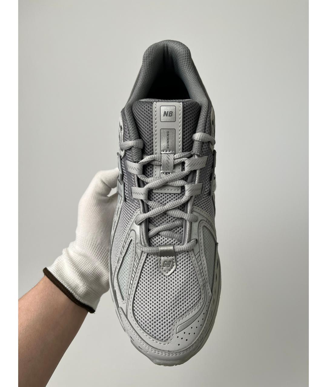 NEW BALANCE Серые текстильные низкие кроссовки / кеды, фото 6