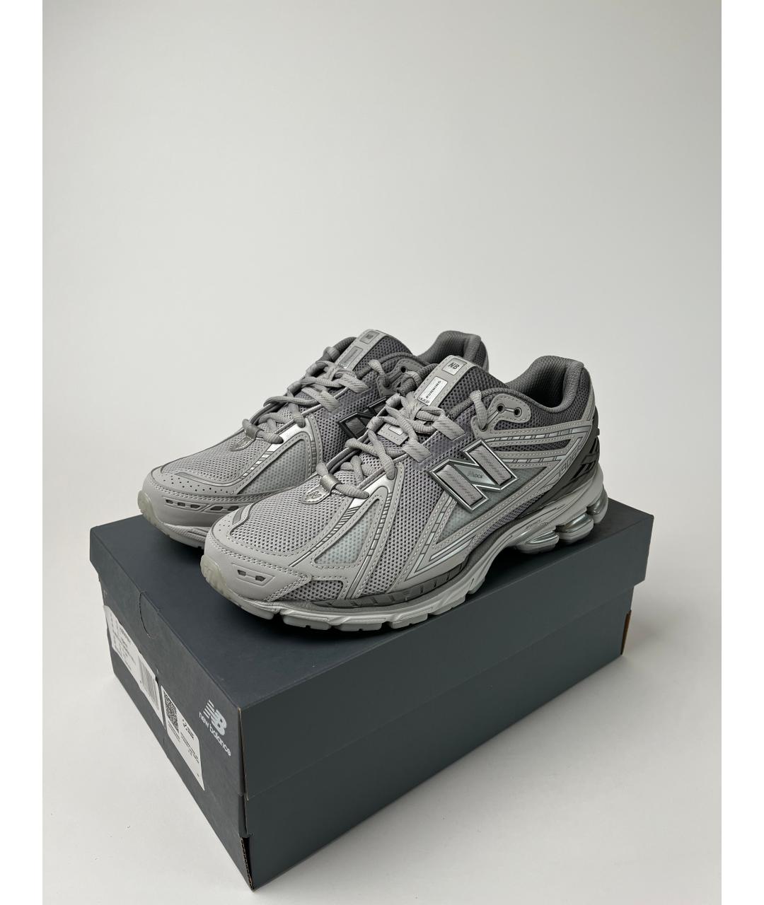 NEW BALANCE Серые текстильные низкие кроссовки / кеды, фото 2