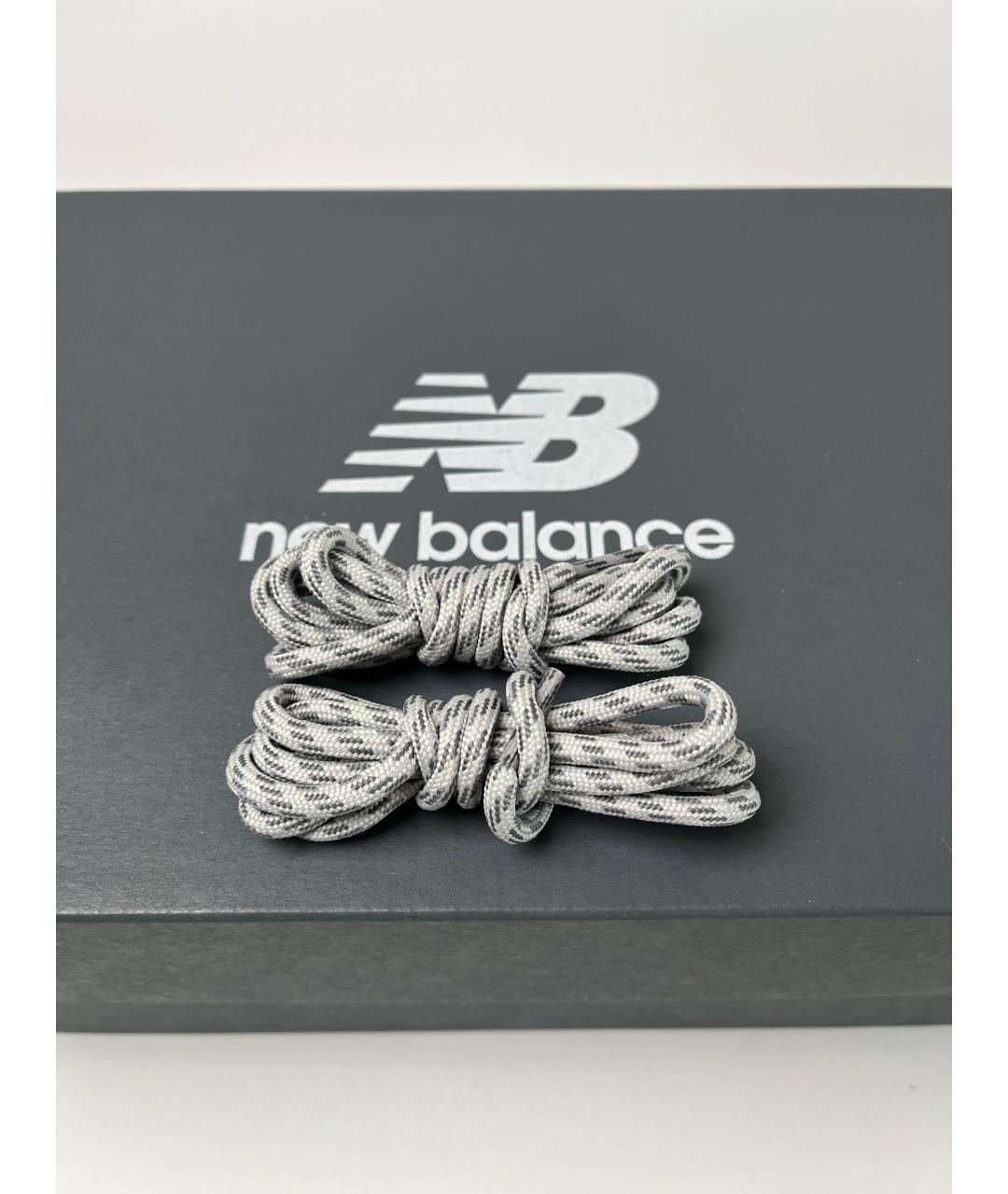 NEW BALANCE Серые текстильные низкие кроссовки / кеды, фото 9