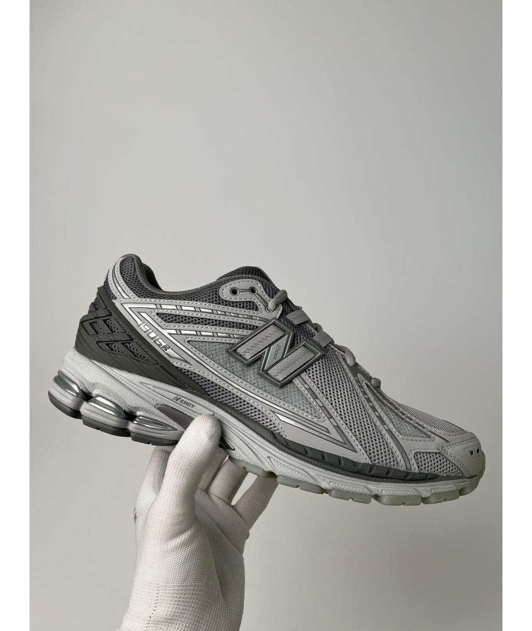 NEW BALANCE Серые текстильные низкие кроссовки / кеды, фото 5